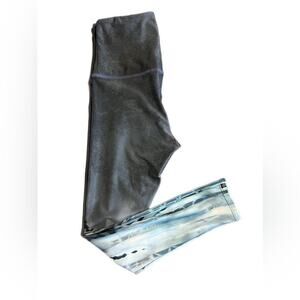 Onzie Flow High-Rise Basic Midi Legging Pebble Tie-dye Sz S